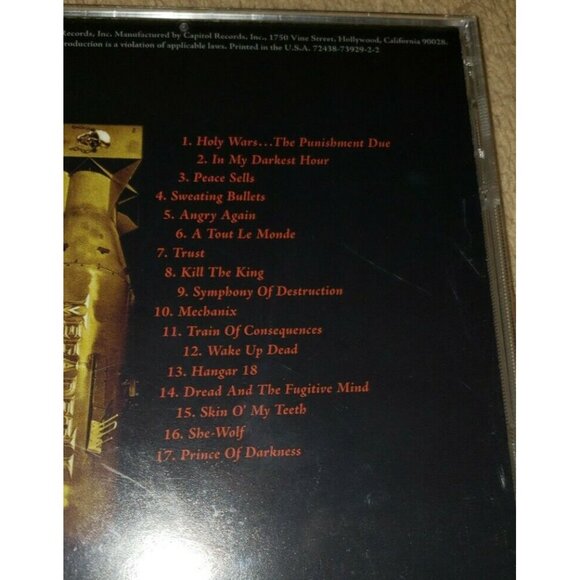 MEGADETH cd BACK TO THE START: GREATEST HITS - Picture 5 of 9
